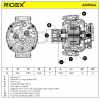 RIDEX 4G0044 Lichtmaschine 120A 14V Drehrichtung im Uhrzeigersinn mit 2711540802 Bild RIDEX 4G0044 Lichtmaschine 120A 14V Drehrichtung im Uhrzeigersinn mit 2711540802