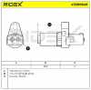 RIDEX ABS-Sensor 412W0049 Vorderachse beidseitig Sensorart: aktiver Sensor Bild RIDEX ABS-Sensor 412W0049 Vorderachse beidseitig Sensorart: aktiver Sensor