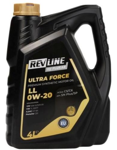 REVLINE Motoröl 0W-20 Ultra Force Motor Öl ACEA C6 ACEA C5 API SP LL 4L für VW Bild REVLINE Motoröl 0W-20 Ultra Force Motor Öl ACEA C6 ACEA C5 API SP LL 4L für VW