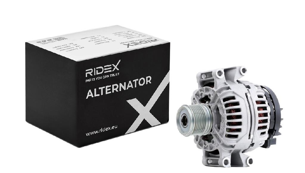 RIDEX 4G0044 Lichtmaschine 120A 14V Drehrichtung im Uhrzeigersinn mit 2711540802