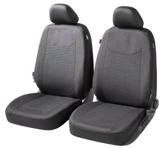 WALSER 11858 Universal Sitzschonbezug Vorne Paar Polyester Schwarz für VW Bild WALSER 11858 Universal Sitzschonbezug Vorne Paar Polyester Schwarz für VW