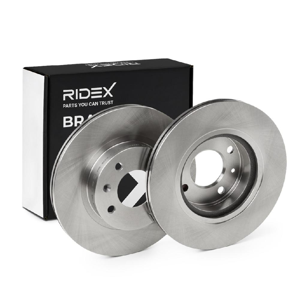 RIDEX 82B1022 2x Bremsscheiben Vorne Ø251,8mm Belüftet für HYUNDAI i10 (PA)