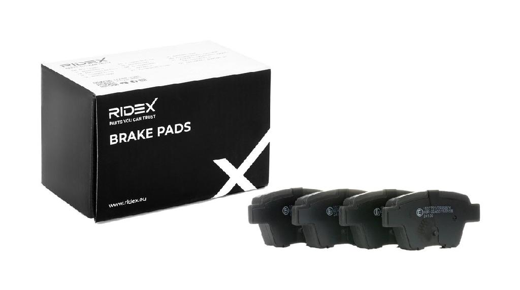 RIDEX Bremsbelagsatz Bremsbeläge Hinten passend für PEUGEOT 207 (WA, WC) 207 CC