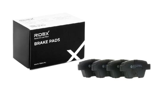 RIDEX Bremsbelagsatz Bremsbeläge Hinten passend für PEUGEOT 207 (WA, WC) 207 CC Bild RIDEX Bremsbelagsatz Bremsbeläge Hinten passend für PEUGEOT 207 (WA, WC) 207 CC