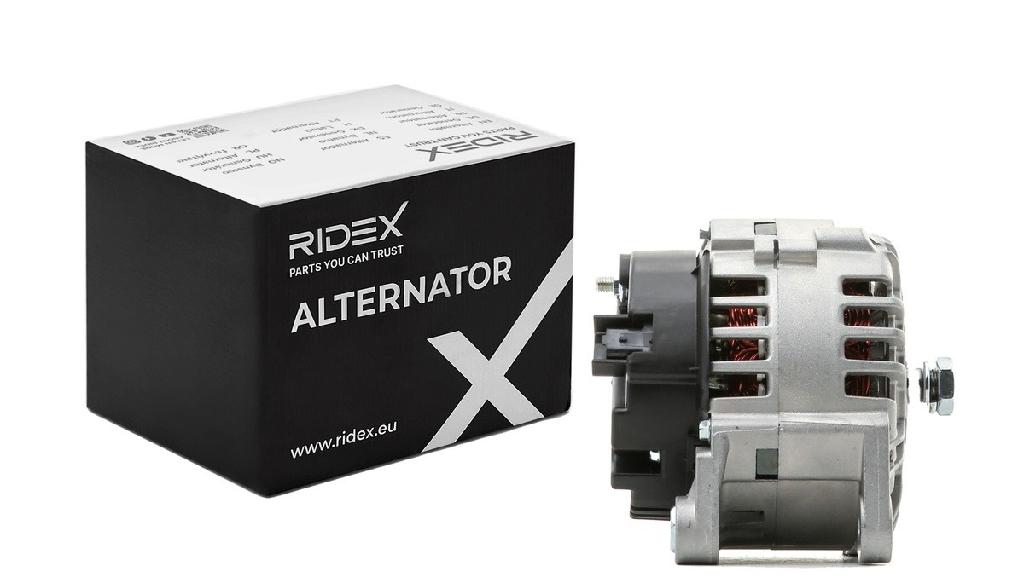 RIDEX 4G0393 Lichtmaschine 125A 12V Drehrichtung im Uhrzeigersinn ohne