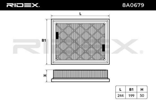 RIDEX 8A0679 Motor Luftfilter Filtereinsatz für FORD Mondeo V Kombi (CF) S-Max Bild RIDEX 8A0679 Motor Luftfilter Filtereinsatz für FORD Mondeo V Kombi (CF) S-Max