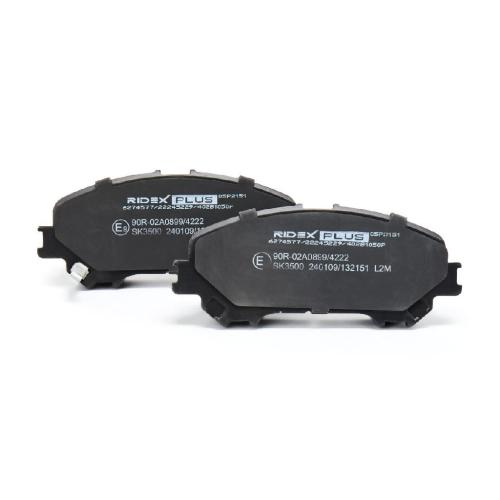 RIDEX PLUS Bremsbelagsatz Bremsbeläge Vorne für NISSAN Qashqai II (J11, J11) Bild RIDEX PLUS Bremsbelagsatz Bremsbeläge Vorne für NISSAN Qashqai II (J11, J11)