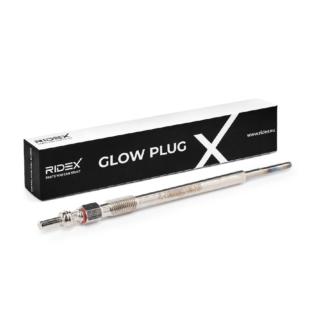 RIDEX Diesel Glühkerze 4,4V Schlüsselweite: 8mm Gewindemaß:M8x1 für CHEVROLET