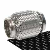 RIDEX Flexrohr Auspuff Abgasrohr Ø45mm 100mm Edelstahl 3971F0012 für VW POLO