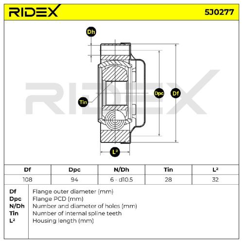 RIDEX 5J0277 Gelenksatz Antriebswelle Achswelle getriebeseitig für BMW Bild RIDEX 5J0277 Gelenksatz Antriebswelle Achswelle getriebeseitig für BMW