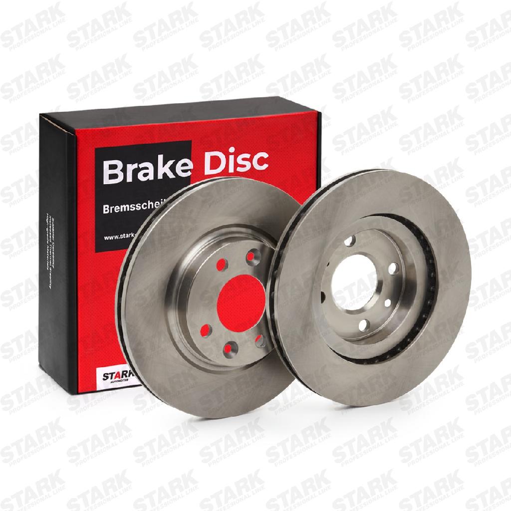 STARK SKBD-0022614 2x Bremsscheiben Vorne Ø258mm Belüftet für RENAULT