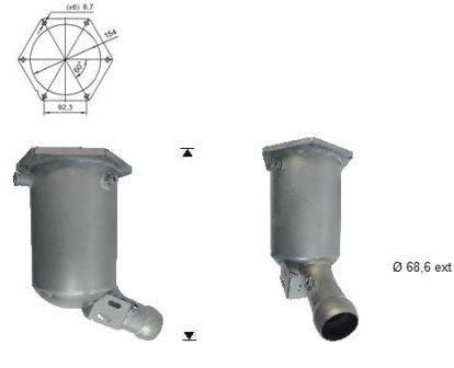 VEGAZ Rußpartikelfilter DPF Abgasanlage Diesel Euro 4 680 MK-314SIC Bild VEGAZ Rußpartikelfilter DPF Abgasanlage Diesel Euro 4 680 MK-314SIC