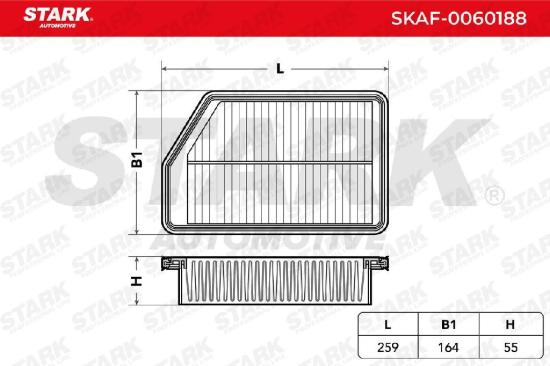 STARK SKAF-0060188 Motor Luftfilter Umluftfilter für HYUNDAI ix35 (LM, EL, ELH) Bild STARK SKAF-0060188 Motor Luftfilter Umluftfilter für HYUNDAI ix35 (LM, EL, ELH)