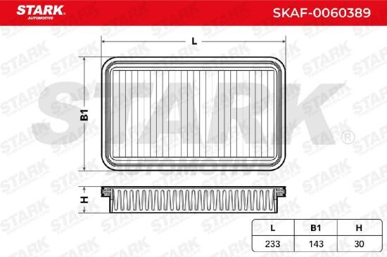 STARK SKAF-0060389 Motor Luftfilter Umluftfilter für SUZUKI SWIFT III (MZ, EZ) Bild STARK SKAF-0060389 Motor Luftfilter Umluftfilter für SUZUKI SWIFT III (MZ, EZ)