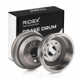 RIDEX 123B0096 2x Bremstrommeln Set Hinten InnenØ254,1mm AußenØ298mm