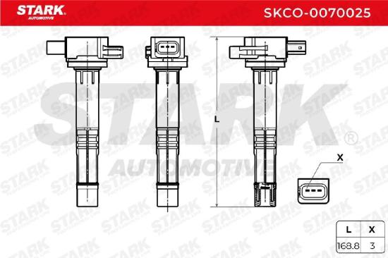 STARK SKCO-0070025 Zündspule für HONDA CIVIC VIII Hatchback (FN, FK) 30520RRAS01 Bild STARK SKCO-0070025 Zündspule für HONDA CIVIC VIII Hatchback (FN, FK) 30520RRAS01