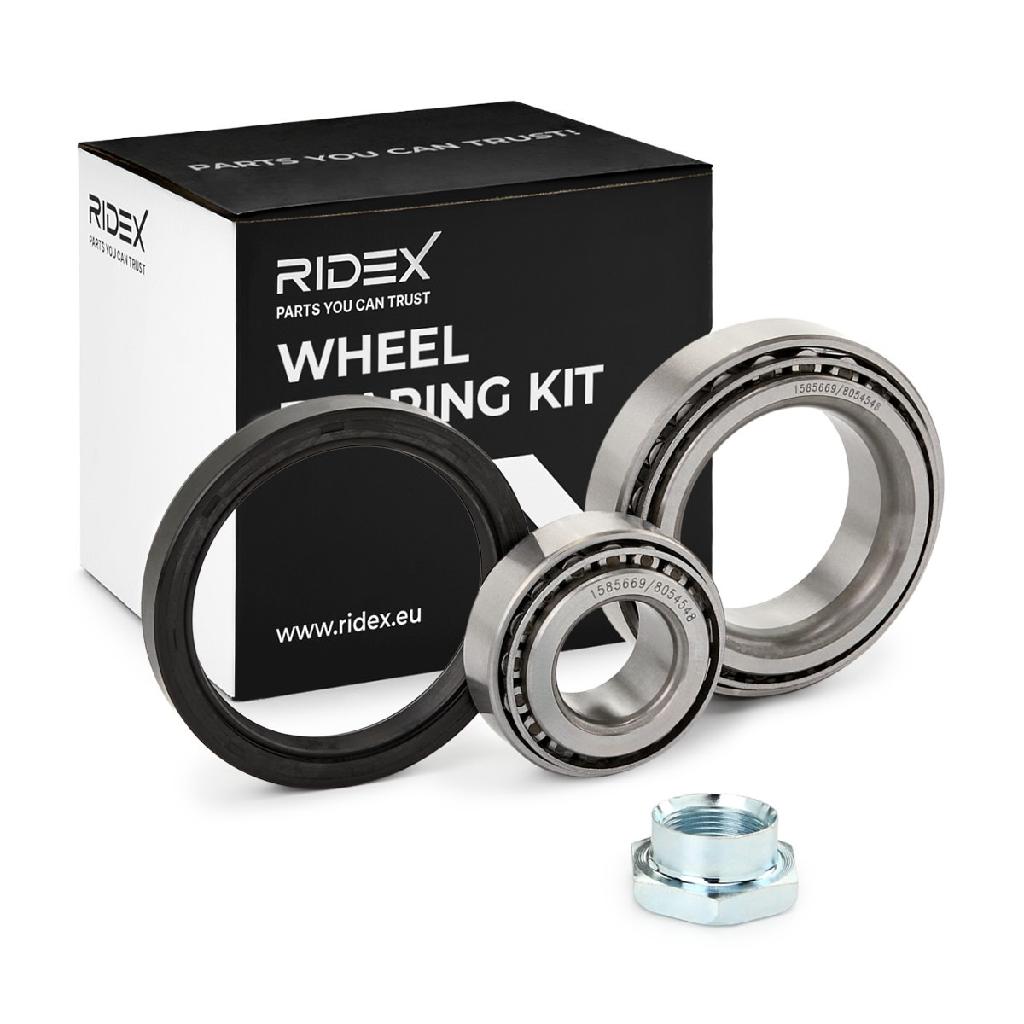 RIDEX 654W0470 Radlagersatz pro 1 Rad Vorne beidseitig für VW 251405645