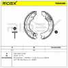 RIDEX Bremsbacken Satz für Trommelbremse Hinten mit Handbremshebel 210mm 70B0286 Bild RIDEX Bremsbacken Satz für Trommelbremse Hinten mit Handbremshebel 210mm 70B0286