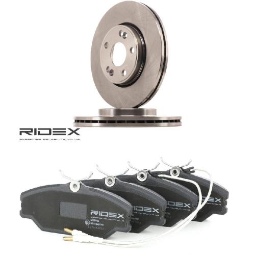 RIDEX Bremsenset Vorne Belüftet Ø280mm - Bremsscheiben und Beläge für RENAULT Bild RIDEX Bremsenset Vorne Belüftet Ø280mm - Bremsscheiben und Beläge für RENAULT