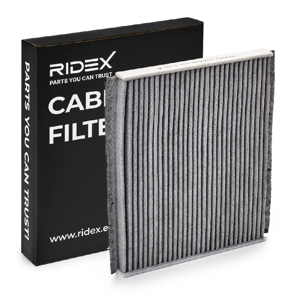 RIDEX 424I0426 Innenraumfilter Pollenfilter Aktivkohlefilter Höhe: 20 Breite: