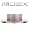 RIDEX 82B0684 2x Bremsscheiben Hinten Ø278,8mm voll A126423001205 Bild RIDEX 82B0684 2x Bremsscheiben Hinten Ø278,8mm voll A126423001205