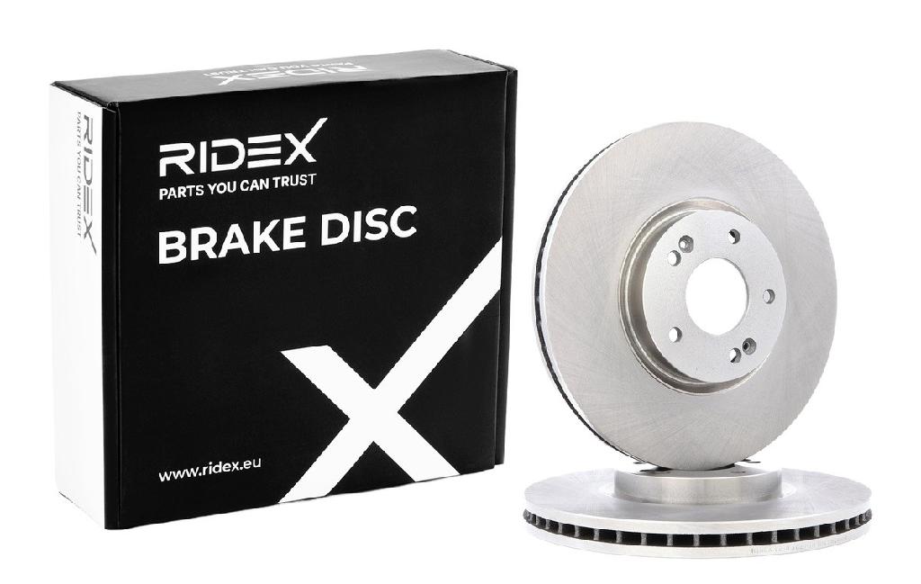 RIDEX 82B0302 2x Bremsscheiben Vorne Ø321mm Belüftet für KIA SORENTO III