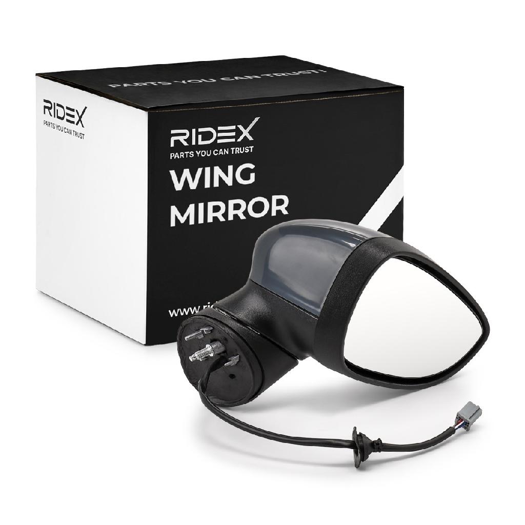 RIDEX 50O0112 Außenspiegel Seitenspiegel Rechts Elektrisch mit Blinklicht für