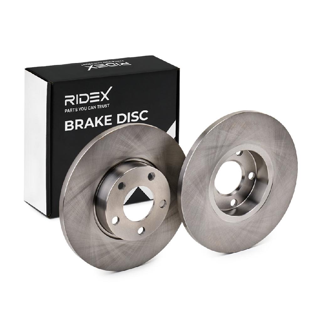 RIDEX 82B0703 2x Bremsscheiben Vorne Ø288mm voll für AUDI A4 Limousine