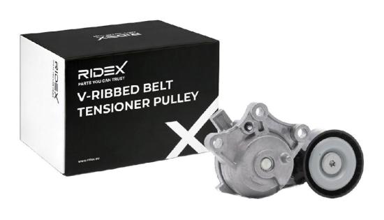 RIDEX 310T0653 Spannrolle Keilrippenriemen passend für PEUGEOT 2008 Kombi (CU) Bild RIDEX 310T0653 Spannrolle Keilrippenriemen passend für PEUGEOT 2008 Kombi (CU)