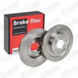 STARK SKBD-0023274 2x Bremsscheiben Hinten Ø276mm voll für HONDA CIVIC IX