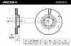 RIDEX 82B0913 2x Bremsscheiben Vorne Ø254mm Belüftet für FORD 1514234 Bild RIDEX 82B0913 2x Bremsscheiben Vorne Ø254mm Belüftet für FORD 1514234