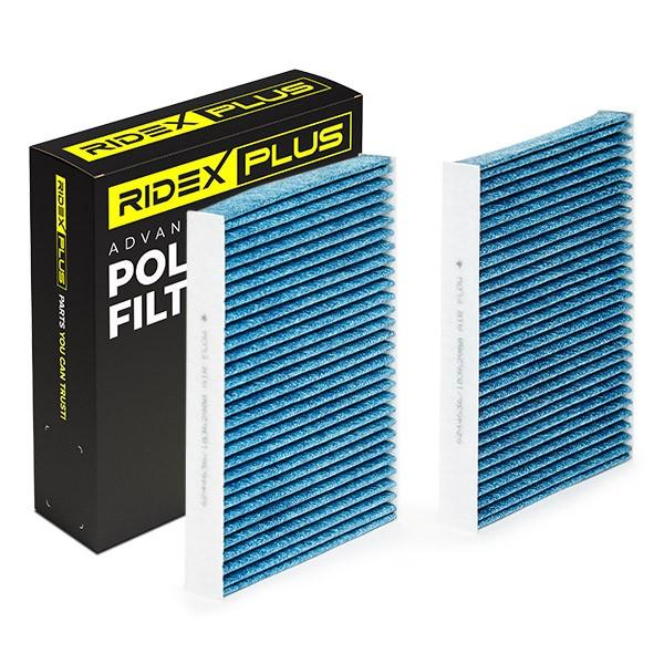 RIDEX PLUS 424I0495P Innenraumfilter Pollenfilter Aktivkohlefilter Höhe: 30