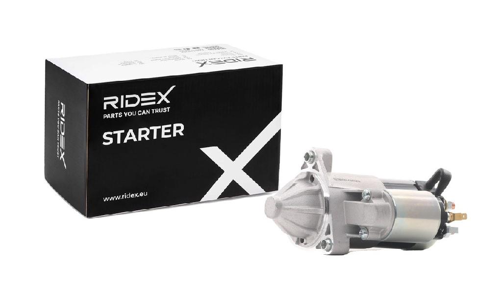 RIDEX Motor Starter/Anlasser 0,8kW für CHEVROLET MATIZ (M200, M250) für SUZUKI