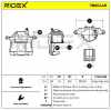 RIDEX 78B1449 Bremssattel Bremszange Vorne links passend für MERCEDES-BENZ 190 Bild RIDEX 78B1449 Bremssattel Bremszange Vorne links passend für MERCEDES-BENZ 190