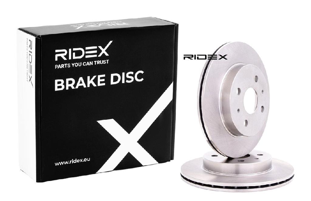 RIDEX 82B0522 2x Bremsscheiben Vorne Ø246mm Belüftet für DAIHATSU SIRION