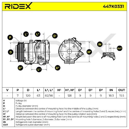 RIDEX A/C Kompressor für Klimaanlage Klimakompressor PAG 46 7-Rillen für TOYOTA Bild RIDEX A/C Kompressor für Klimaanlage Klimakompressor PAG 46 7-Rillen für TOYOTA