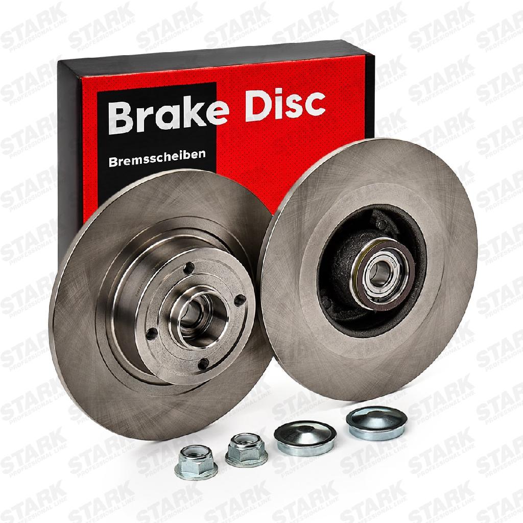STARK SKBD-0022854 2x Bremsscheiben Hinten Ø270mm voll für RENAULT