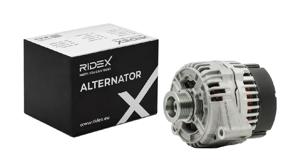 RIDEX 4G0884 Lichtmaschine 150A 12V Drehrichtung im Uhrzeigersinn mit 0101541002