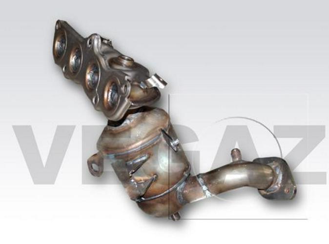 VEGAZ MZK-807 Katalysator Kat mit Anbau-/Befestigungsmaterial für MAZDA