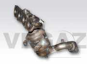 VEGAZ MZK-807 Katalysator Kat mit Anbau-/Befestigungsmaterial für MAZDA