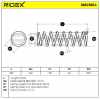 RIDEX 188C1654 2x Federn Fahrwerksfedern Vorne für OPEL AGILA (A) (H00) Bild RIDEX 188C1654 2x Federn Fahrwerksfedern Vorne für OPEL AGILA (A) (H00)