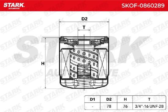 STARK Ölfilter Motorölfilter Anschraubfilter SKOF-0860289 für BMW 3 Touring Bild STARK Ölfilter Motorölfilter Anschraubfilter SKOF-0860289 für BMW 3 Touring