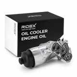 RIDEX 469O0116 Ölkühler Motoröl Kühler mit Ölfiltergehäuse mit Dichtungen mit