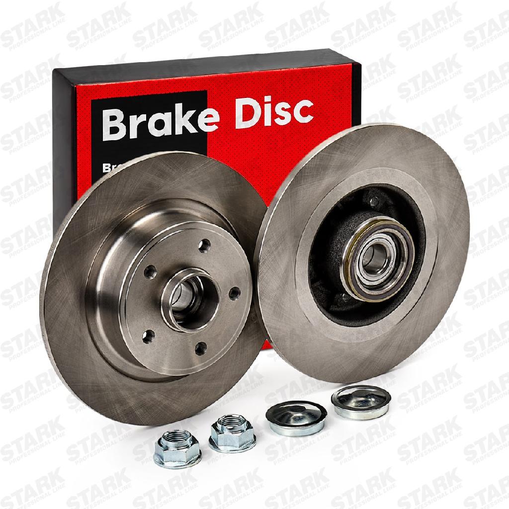 STARK SKBD-0022117 2x Bremsscheiben Hinten Ø274,1mm voll für RENAULT