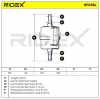 RIDEX 9F0014 Kraftstofffilter Line Filter für VW Golf 5II Schrägheck 131261275 Bild RIDEX 9F0014 Kraftstofffilter Line Filter für VW Golf 5II Schrägheck 131261275
