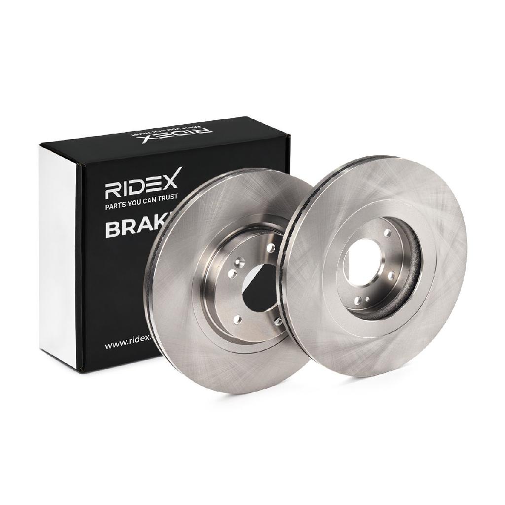 RIDEX 82B0842 2x Bremsscheiben Vorne Ø321mm Belüftet für KIA SORENTO I (JC)
