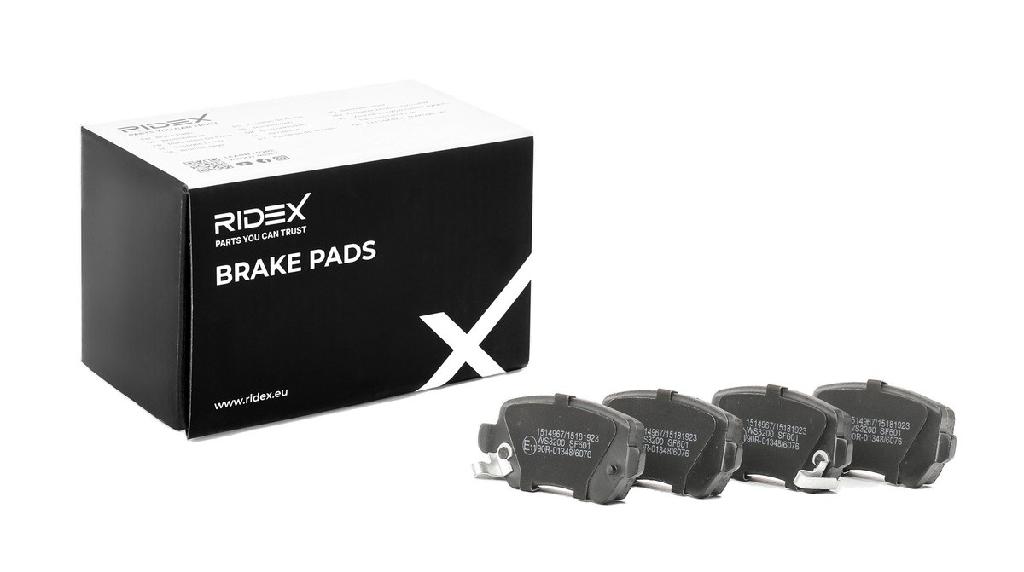 RIDEX Bremsbelagsatz Bremsbeläge Hinten für OPEL ZAFIRA B (A05) Meriva A (X03)