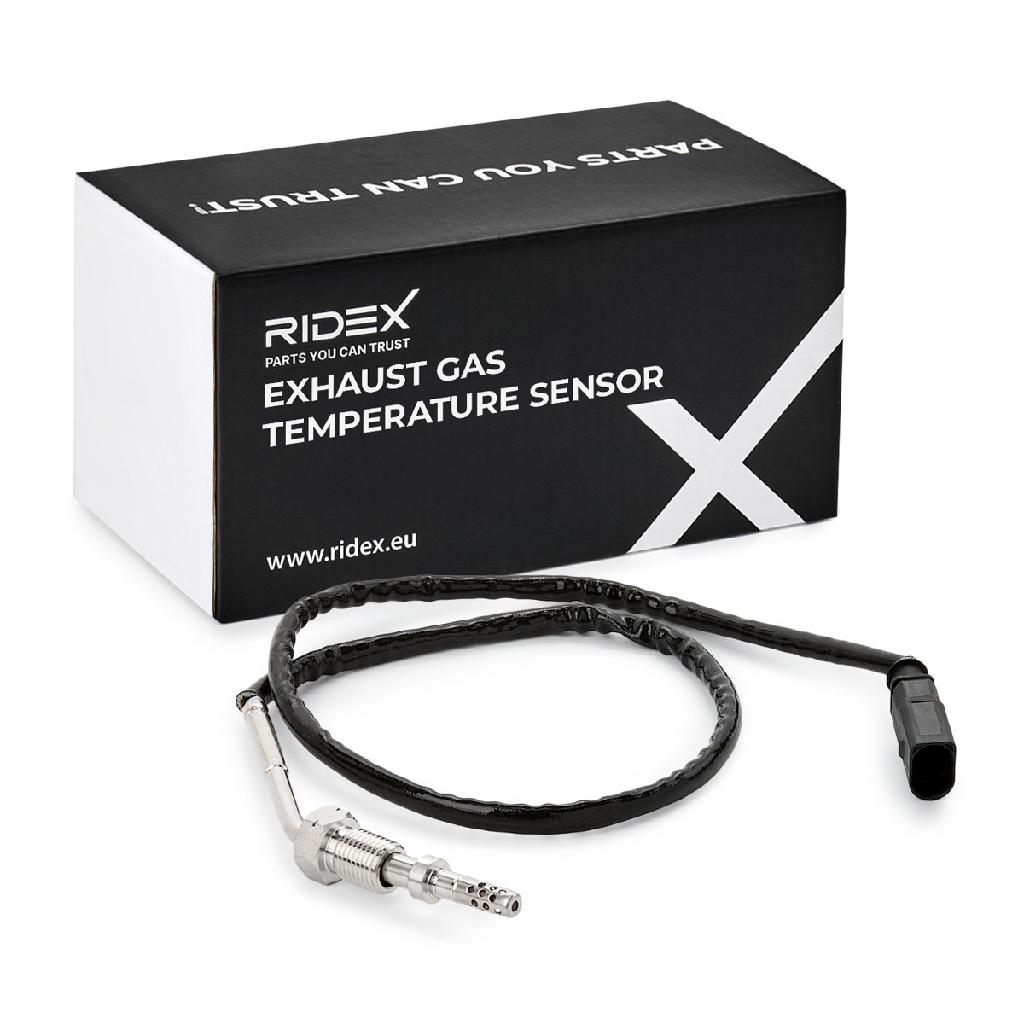 RIDEX 3938E0010 Abgastemperatursensor 2-Polig vor Abgasturbolader für VW Golf 5I