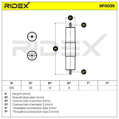 RIDEX 9F0039 Kraftstofffilter Petrol Filter Line Filter für BMW 3 Limousine Bild RIDEX 9F0039 Kraftstofffilter Petrol Filter Line Filter für BMW 3 Limousine