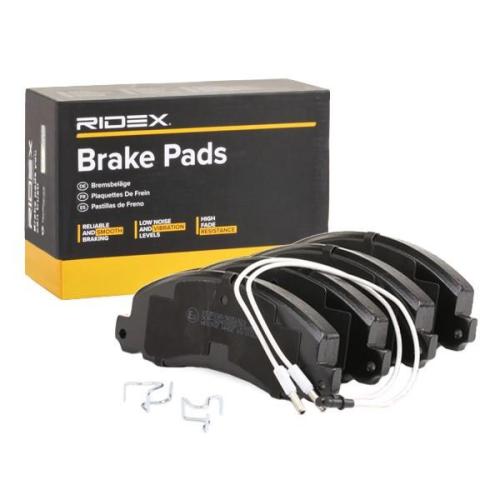 RIDEX Bremsbelagsatz Bremsbeläge Vorne für RENAULT Trafic 1I Kasten (FL) Bild RIDEX Bremsbelagsatz Bremsbeläge Vorne für RENAULT Trafic 1I Kasten (FL)